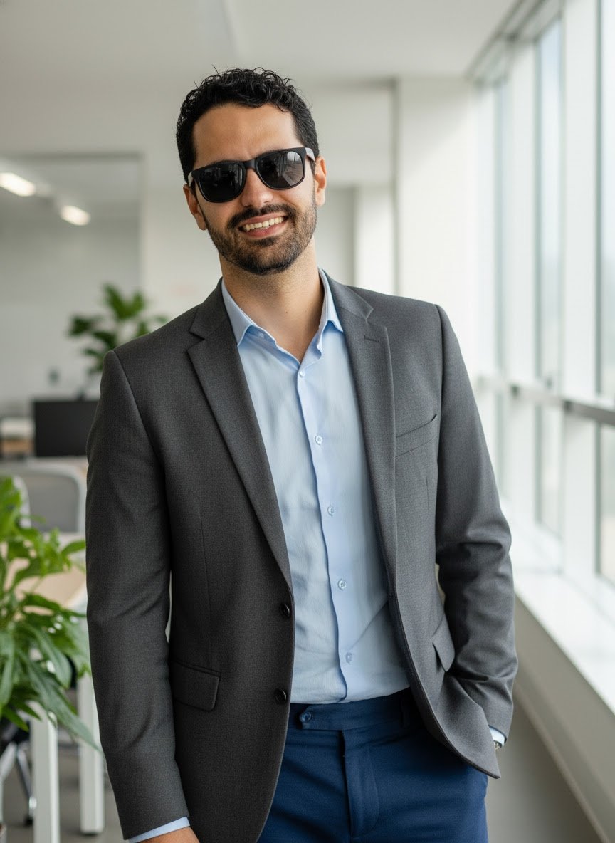 Retrato do fundador da Caico.ia